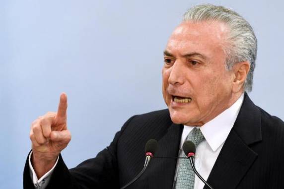 Presidente pediu investigação "plena

" da suspeita de ter autorizado a compra do silêncio do deputado cassado Eduardo Cunha (PMDB-RJ)
