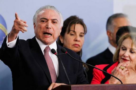 Presidente foi denunciado pelo crime de corrupção passiva