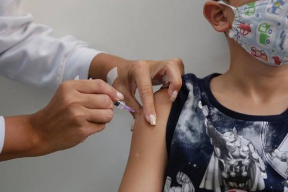Até agora, foram distribuídas 118 mil doses da Pfizer no Estado, mas apenas 31.875 crianças de cinco aos 11 anos foram imunizadas