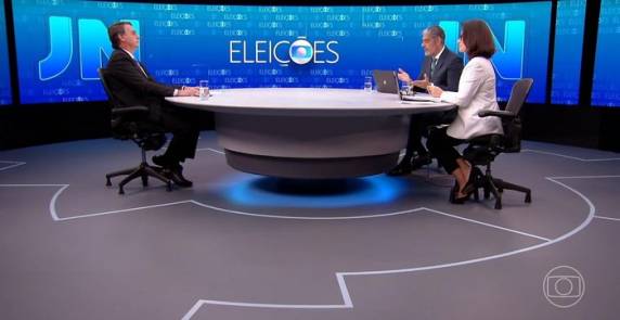 Candidato do PL falou também sobre pandemia e temas econômicos no telejornal