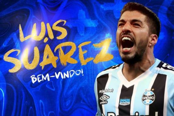 Centroavante uruguaio assinou com o clube gaúcho até o fim de 2024