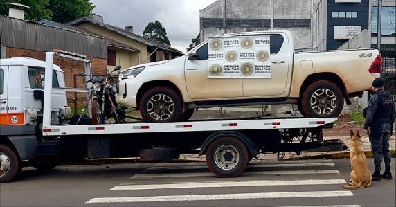 Ação do 3º BPChoque ? Canil ocorreu na localidade de Capinzal e contou com apoio de várias guarnições