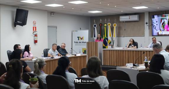 Pronunciamento na sessão ordinária destacou ações, dados sobre violência e fortalecimento das políticas públicas em Três de Maio.