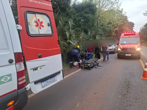 Acidente ocorreu na tarde desta sexta-feira (22), próximo à Ponte Seca, no sentido Ijuí?Catuípe; motorista teria fugido sem prestar socorro