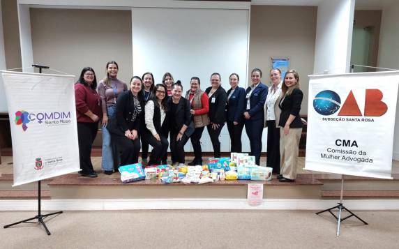 Campanha solidária beneficia mães e bebês atendidos no Hospital Vida & Saúde com doações de itens de higiene arrecadados em Santa Rosa.